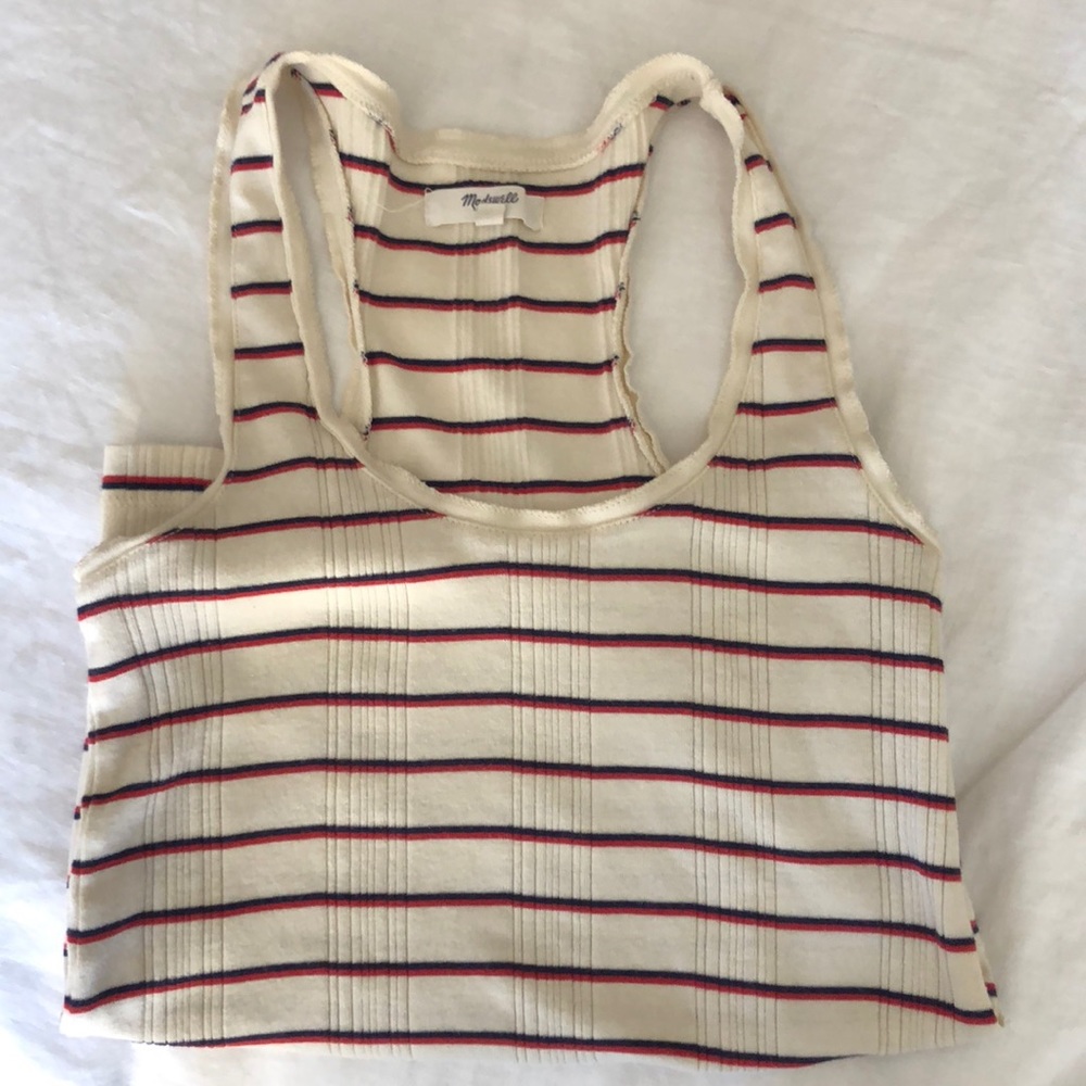 Madewell Striped Ribbed Tank